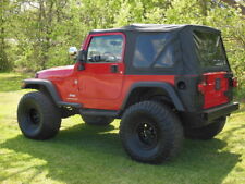 For 97-06 Jeep Wrangler Soft Top With Tinted Side Panels Rear Window