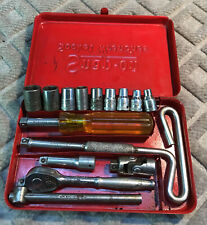 Vintage Snap On Tools 932 Drive Socket Set And Case  Nice All Snap On
