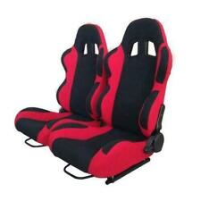 New 2 Pcs Universal Racing Seats Leftright Double Slide Racing Seat