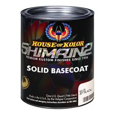 House Of Kolor S225 Jet Black Shimrin2 Solid Basecoat Quart