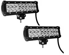 2x 9 Inch 54w Cree Led Work Light Bar Floodspot Offroad 4wd Boat Driving Lamp