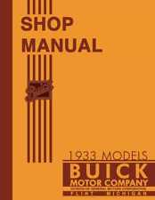 Service Manual For 1933 Buick