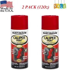 2pcs Caliper Paint High Temp Coat Spray Red Brake Gloss Drum Rotor Custom 900f