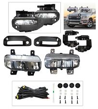 For 2019 2020 2021 Dodge Ram 1500 Dt Led Clear Fog Lights Bumper Driving Lamps
