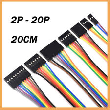 2-20 Way Dupont Cables 2.54mm F-f Ribbon Connector Wire Cable Flat Arduino 20cm