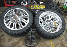 22 Custom Cut Alcoa Wheels For Dually Trucks W35125022 Tire Caps Adapters