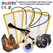 Universal 12v Car Seat Heating Pad Alloy Wire Car Seat Heater Kit Fit 2 Seat