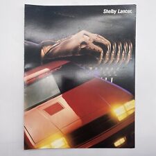 Original 1987 Shelby Lancer Sales Brochure