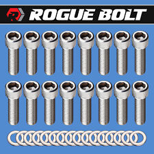 Bbc Intake Manifold Bolts Stainless Steel Kit Gm 396 402 427 454 Big Block Chevy