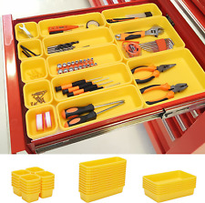 42 Pack Tool Box Organizer Tool Tray Dividers Rolling Tool Chest Cart Cabinet W