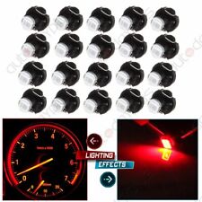20x Red T3 Neo Wedge Led Bulbs Dash Ac Climate Control Ac Base Lights Lamp 12v