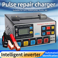 400a Car Battery Charger 1224v Smart Automatic Intelligent Pulse Repair Agmgel