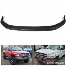 Smooth Blk Front Upper Bumper Cover Pad Fit For 94-02 Dodge Ram 1500 2500 3500