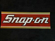 Snap-on Tools Red Gold Foil Decal Sticker Vintage Collectible Never Used