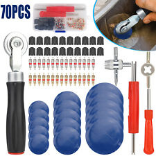 70pcs 3 Sizes Car Truck Tire Repair Rubber Patch Tools Kit 324258mm W Roller