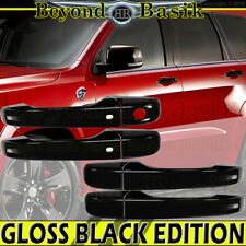 For 2011-2021 Jeep Grand Cherokee Gloss Black Door Handle Covers Wsmtkh