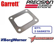 2-pack Garrett T4 Turbo Manifold Gasket Stainless Precision Pte Borg Warner Efr