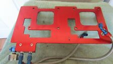 Red Tunnel Ram Race Boat Fuel Lines Block Regulator Linkage Mounting Plate Used