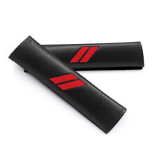 2pcs Red Safety Seat Belt Shoulder Pad Cover Fit For Dodge Charger Accessory
