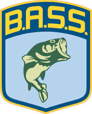 Bass Shield Fishing Sticker Vinyl Decal
