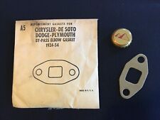 Nors 1924-1954 Mopar 6cyl Water Pump By-pass Elbow Gasket Dodge Plymouth Desoto
