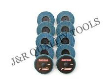 10 Pc Vct Tools 2 Roloc Sanding Flap Discs Zirconia 120 Grit