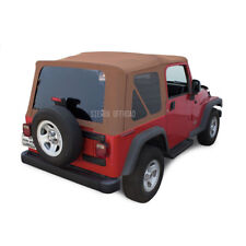 Jeep Wrangler Tj Soft Top 03-06 Tinted Windows Saddle Sailcloth