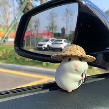 Car Cute Creative Hamster Dashboard Decoration Cartoon Auto Interior Accessory.