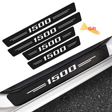 4x For Dodge Ram 1500 Truck Cab Accessory Door Sill Plate Scuff Cover Protector