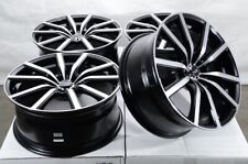 18 Black Wheels Rims 5x114.3 Ford Mustang Honda Civic Accord Odyssey Pilot Crv