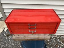 Vintage 3 Drawer Matco Tool Middle Intermediate Box Toolbox With Keys 1980s