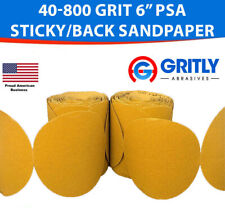 Gritly - 6 Inch 100 Sanding Disc Roll Psa Sandpaper 40-800 Grit - Sticky Back