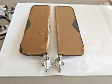 Pair Sun Visors Interior Complete With Brackets Left Right Work Great Oem