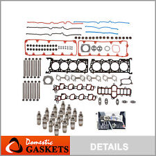 Head Gasket Set Bolts Lifters Fit 02-11 Lincoln Mercury Ford Crown Victoria 4.6