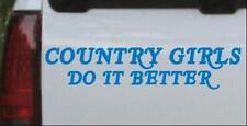 Country Girls Do Better Decal Car Truck Window Decal Sticker Sky Blue 8x1.7