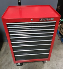 Craftsman 11 Drawers Rolling Cart Cabinet Tool Box Very Nice On Wheels