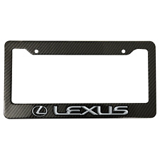 For Lexus Carbon Fiber Metal License Plate Frame Car Truck Suv New Us