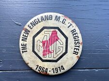 Vintage Badge Pin The New England Mg T Register 1964 1974 Pin Mg Tc Pa Tf Td