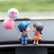 Car Interior Dashboard Accessoriescute Cartoon Couples Action Figure Ornament