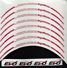 Jdm Regamaster Evo Desmond Replacement Decal Set Wheel Sticker 15 16 17
