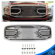 For 06-09 Dodge Ram 2500 Front Hood Chrome Big Horn Grille Replacement Shell