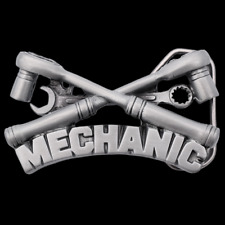 Mechanic Ratchets Wrench Tools Belt Buckle New Old Stock