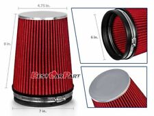 Red 6 152mm Inlet Truck Air Intake Cone Replacement Quality Dry Air Filter