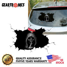 3d 117.5 Skull Stickers Decals Creepy Ghost Car Vinyl Grim Reaper Halloween