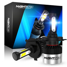 Nighteye H4 9003 Led Headlight Bulbs 6500k Cool White 72w Hilo Beam 2y-warranty