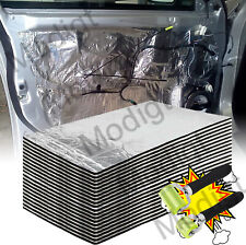 Sound Deadener Mat Noiseheat Shield Insulation Car Hood Trunk Door 16 112sqft