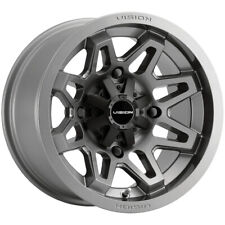 Vision Utv 416 Seven 14x7 4x136 2.5mm Gunmetal Wheel Rim 14 Inch