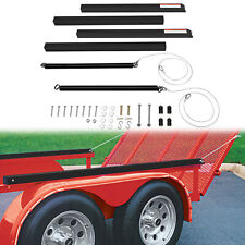 2-sided Tailgate Utility Trailer Gate Ramp Lift Assist System 350 Pounds