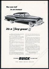 1953 Buick Super Coupe Car Illustrated Vintage Print Ad