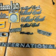 Lot Of 37 Vintage Car Pick Up Truck Emblems. Chevy Chevrolet Charger Malibu.